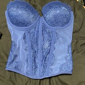 lace strapless corset top